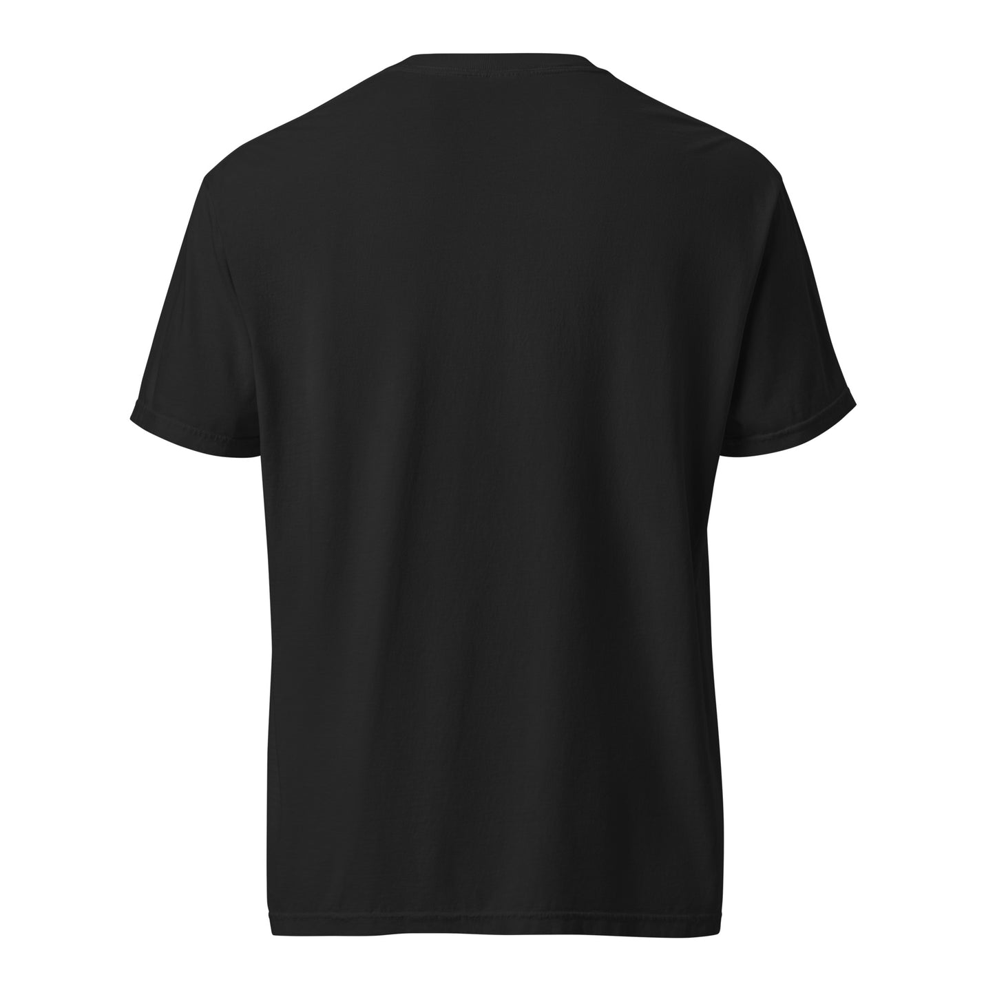 Black t-shirt by State Limit Apparel showing no graphic on the back.