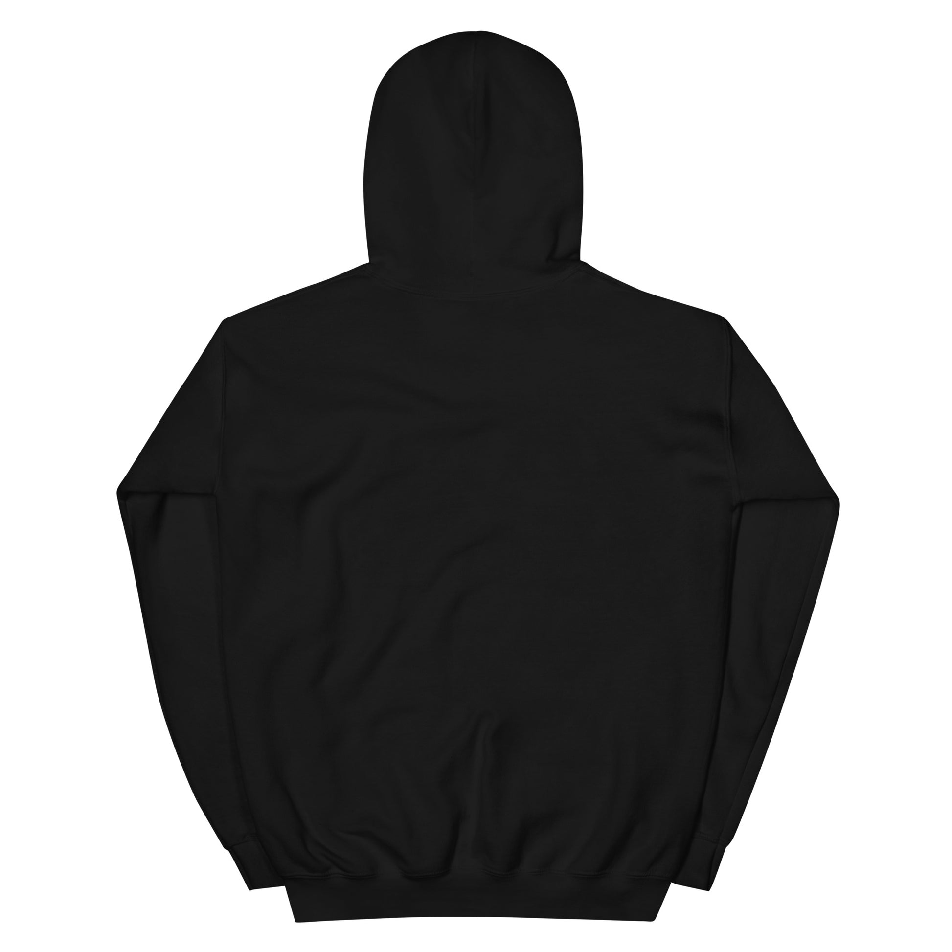 Black hoodie by State Limit Apparel showing no graphic on the back.