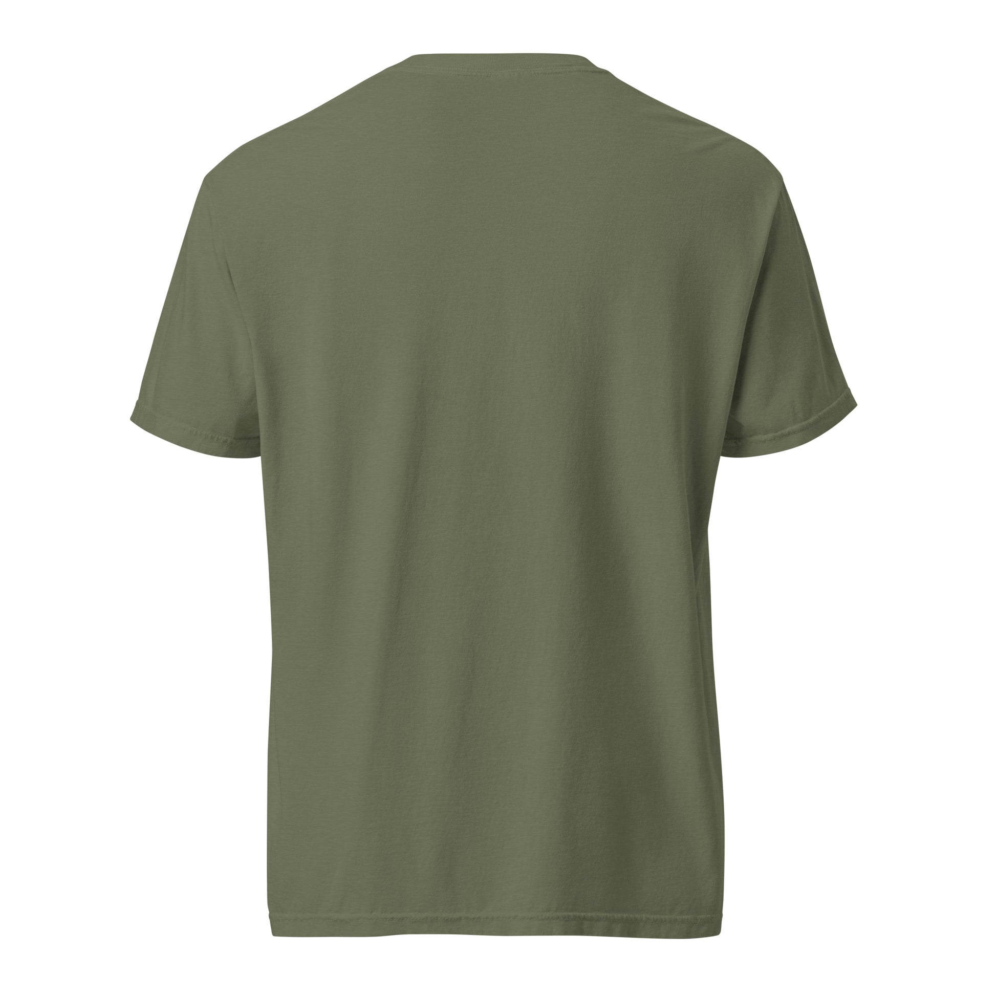 Moss t-shirt by State Limit Apparel showing no graphic on the back.